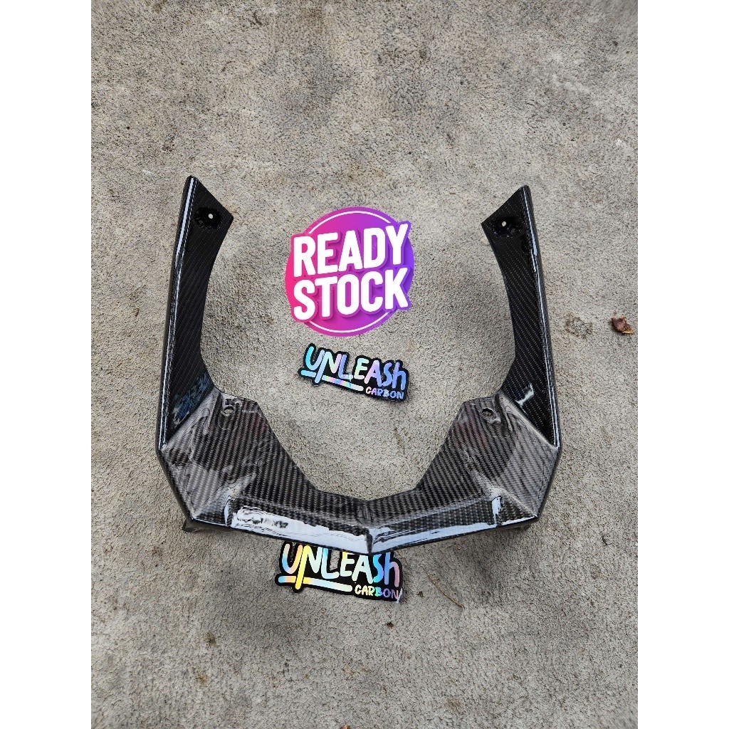 Garnish Front Lampu Vario 125 150 Led Old Carbon Kevlar