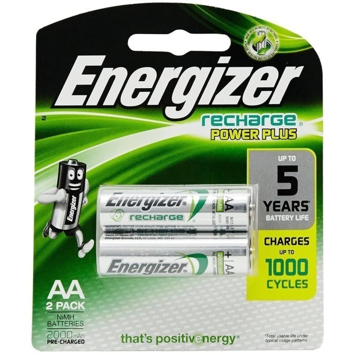 Baterai / Battery Energizer 2000 Mah (Aa) Recharge / Rechargeable