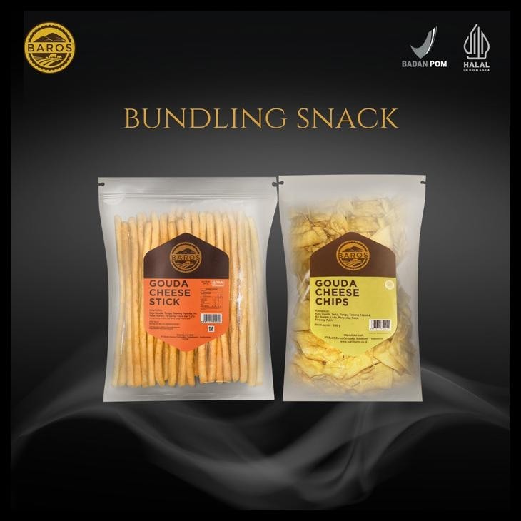 

Baros Bundling Gouda Cheese Stick + Cheese Chips Originalll 100%