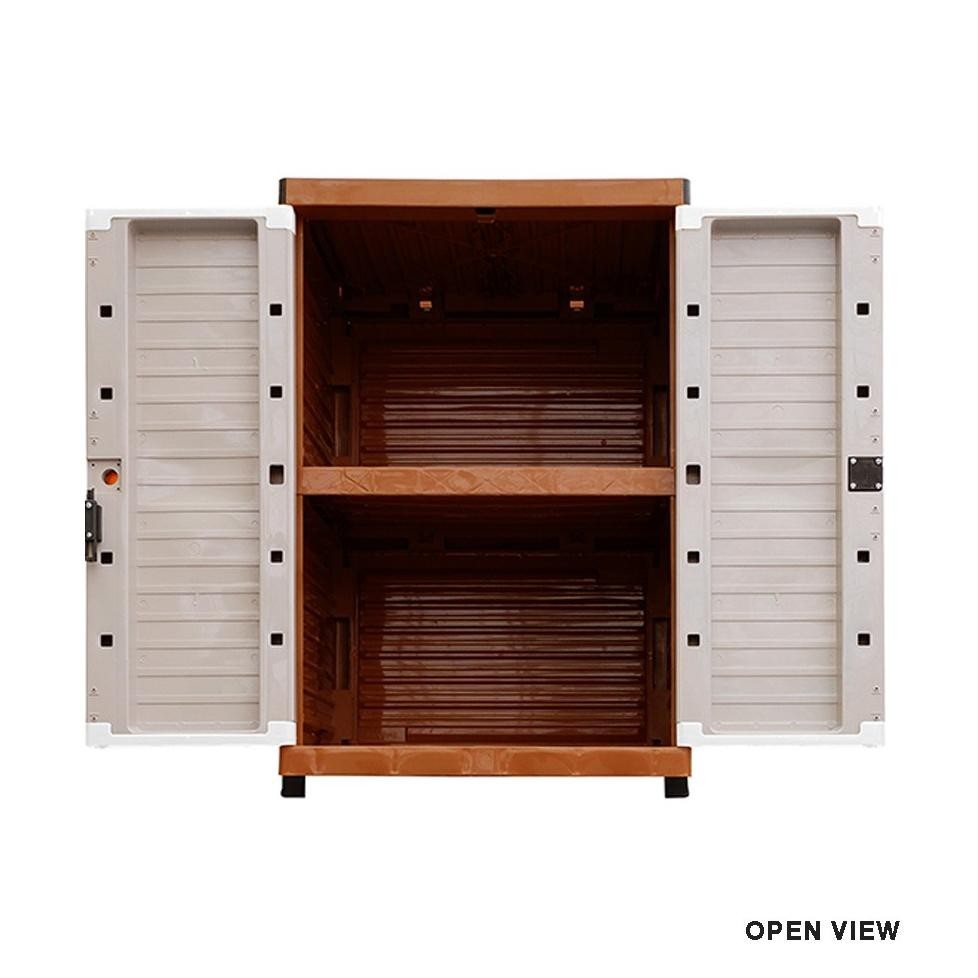 DFG LEMARI PAKAIAN KUNCI GRAND CLUB MINI 2 SUSUN LEMARI PLASTIK SERBAGUNA CABINET LACI MINIMALIS LEM