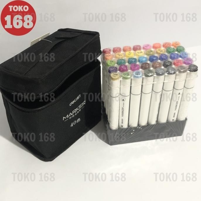 

Deli Sketch Marker With Bag 40 Colors 70807-40 (Set)