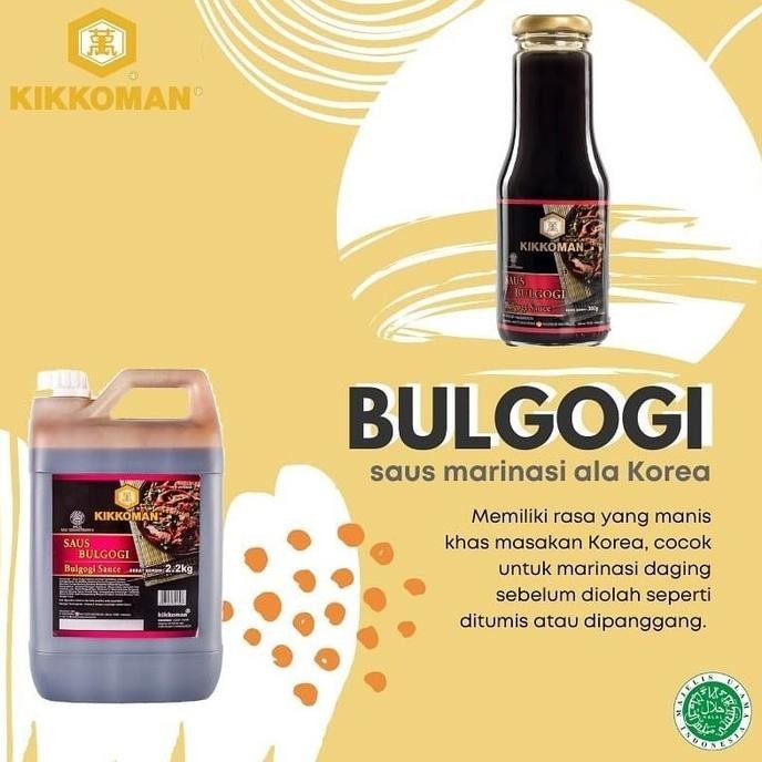

Kikkoman Saus Bulgogi Halal 2,2 Kg - Saus Ala Korea