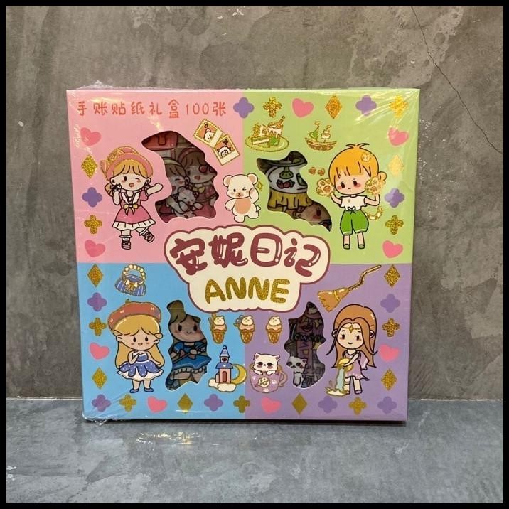

BEST DEAL STICKER ANNE RAINBOW 4 WARNA ISI 100 LEMBAR/PCS PER BOX !!!!!!!