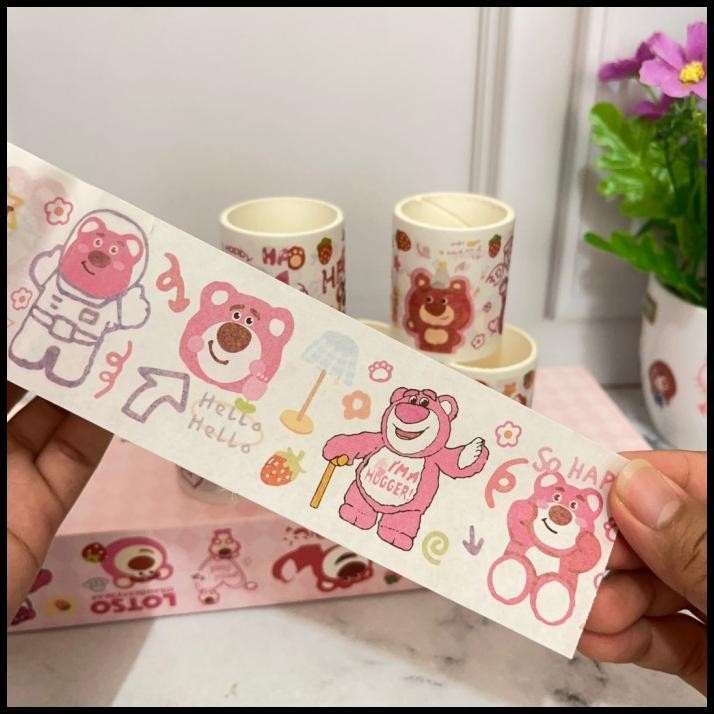 

TERMURAH WASHI TAPE ISOLASI AESTHETIC 1 SET ISI 6 ROLL ISOLATIP KREASI HIAS !