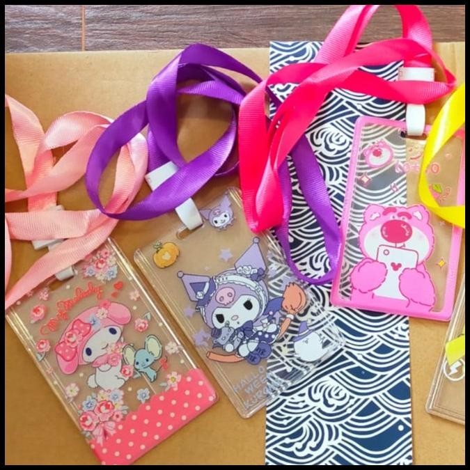

DISKON TEMPAT KARTU ID CARD HOLDER NAME TAG DENGAN TALI LANYARD LUCU KARAKTER !!!!!