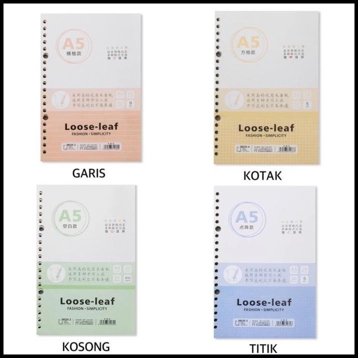 

TERBARU B 071 | REFILL KERTAS SIZE A5 | 50 LEMBAR | 4 VARIASI !!!!!!!