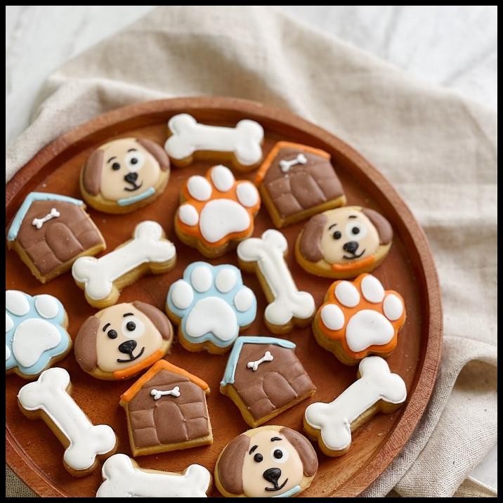 

HOT DEAL MINI BITES COOKIES DECOR ROYAL ICING (DOGGY) / KUKIS KERING / MAKANAN !!!!!