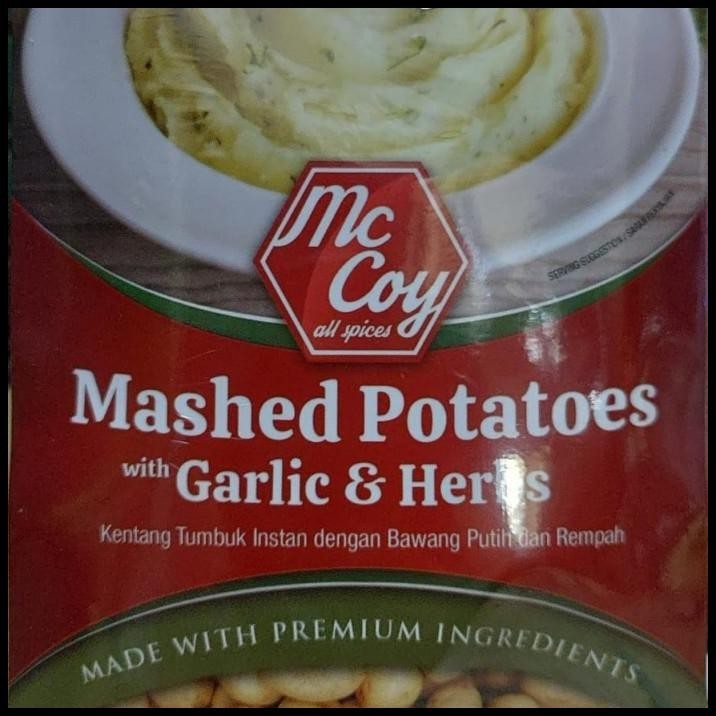 

TERBARU MC COY MASHED POTATOES INSTANT MASH POTATO INSTANT MCCOY KENTANG MASH !!!!!