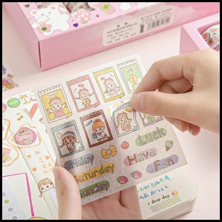 

TERBARU STIKER 1 SET BOX 10 X 10 KARAKTER LUCU + ROLL STIKER !