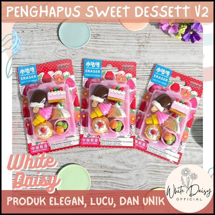 

HOT DEAL PENGHAPUS SWEET DESSERT VERSI 2 PREMIUM LUCU UNIK IMUT ERASSER KUE !!
