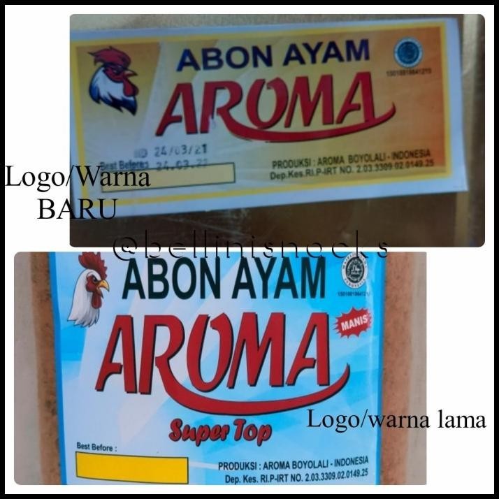 

DISKON ABON AYAM AROMA HALAL - ABON AYAM HALAL BOYOLALI - CHICKEN FLOSS 250GR !!!!!!!