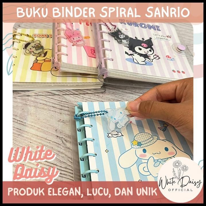 

DISKON BUKU BINDER SPIRAL ANAK UKURAN 10 X 10 CM MELODY LUCU KUROMI IMUT !!!!!