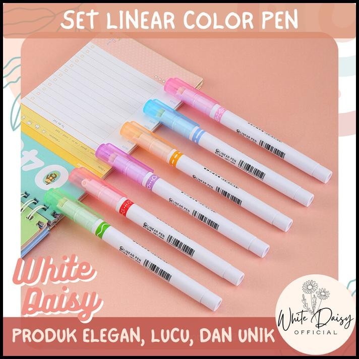 

DISKON SET LINEAR COLOR PEN PREMIUM PENA BENTUK BERBAGAI MOTIF WARNA PASTEL 2 !!!