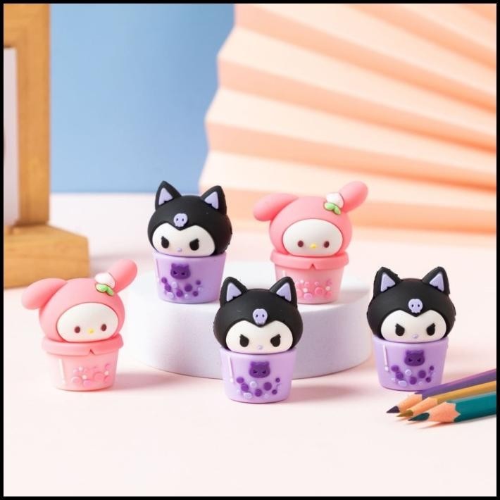 

BEST DEAL RAUTAN SANRIO CUSTOM SERUTAN PENSIL OROTAN KUROMI MELODY LUCU - !!!!!!!