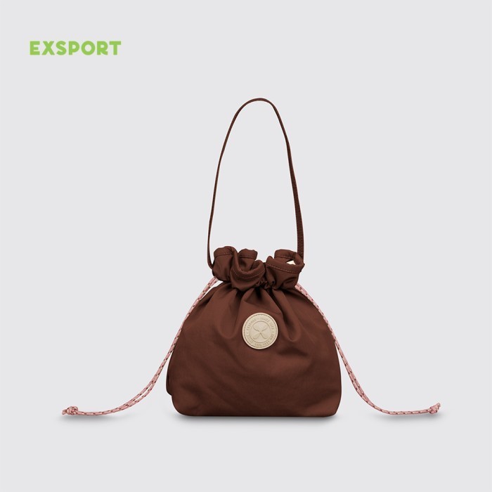 Tas Kecil Exsport Carry-On Pouch - Cokelat Tua