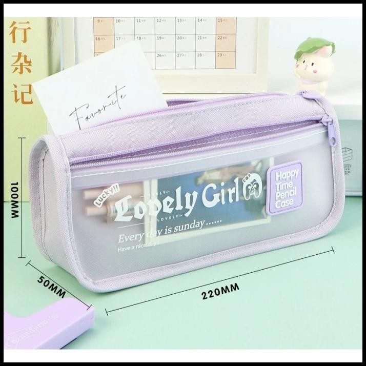 

TERBARU TEMPAT PENSIL LOVELY GIRL KOTAK PENSIL TEMPAT PEN SIMPEL LUCU