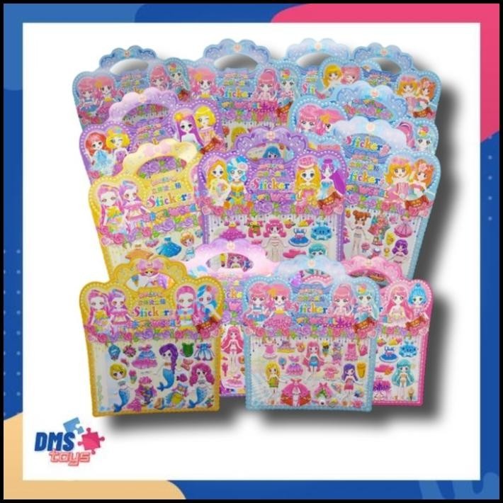 

TERMURAH MAINAN TEMPELAN STIKER ANAK PEREMPUAN STICKER LUCU DMS.TOYS !!!!