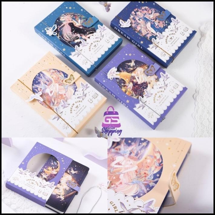

TERMURAH MAGNETIC NOTEBOOK DIARY DREAM GIRL / JURNAL AGENDA BUKU TULIS - 6280