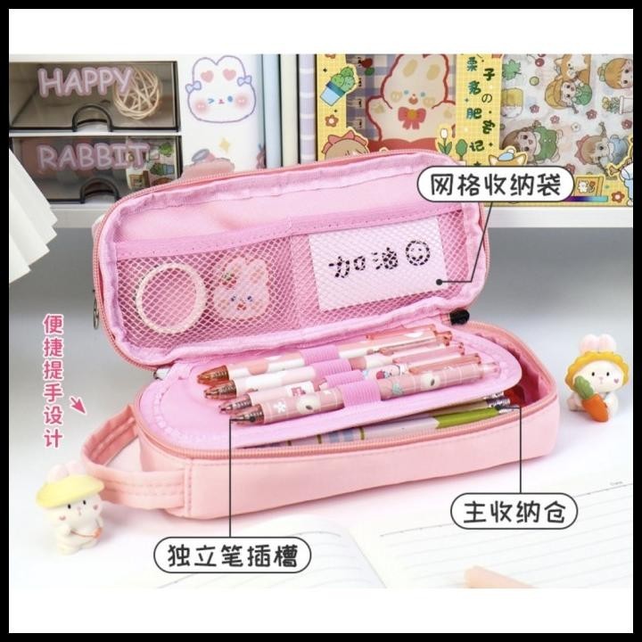 

HOT DEAL TEMPAT PENSIL KOREA LUCU KAWAII KOREA PENCIL BOX PENSIL ANAK SEKOLAH