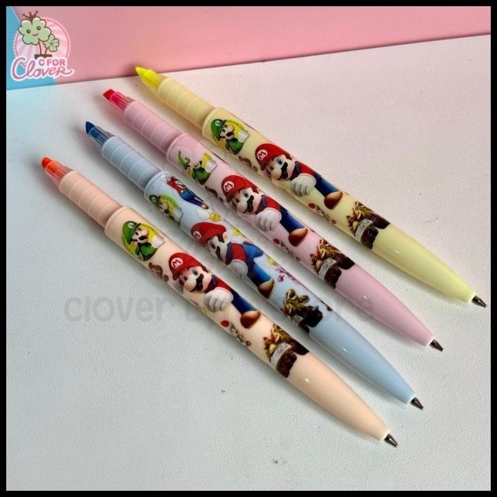 

TERBARU HIGHLIGHTER BALLPEN MARIO SET ISI 4 ALAT TULIS HIGHLIGHTER UNIK