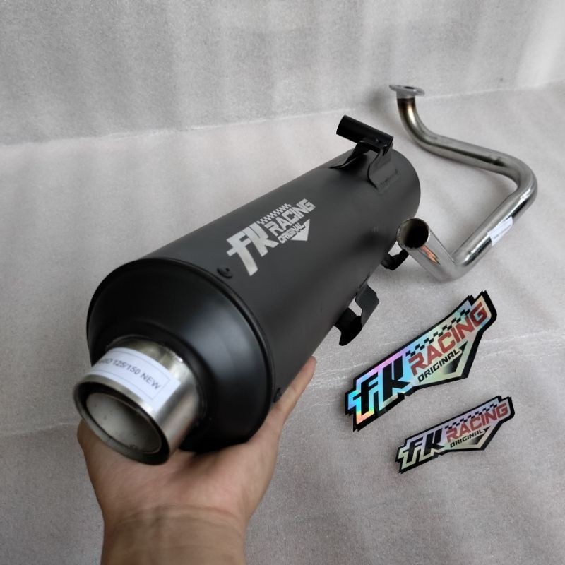 [BEST DEAL] Knalpot Standar Racing Copy CMS Vario 150 LED Vario 125 LED - FK Racing Suara Bass Adem
