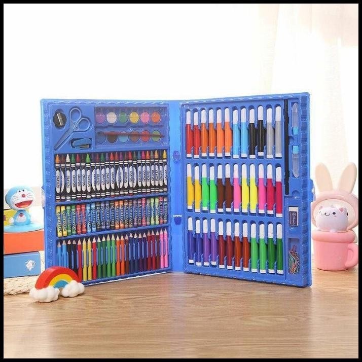 

HOT DEAL ART SET ISI 150 PCS PENSIL WARNA SET ANAK CRAYON KOMPLIT ALAT LUKIS !!!!!!!