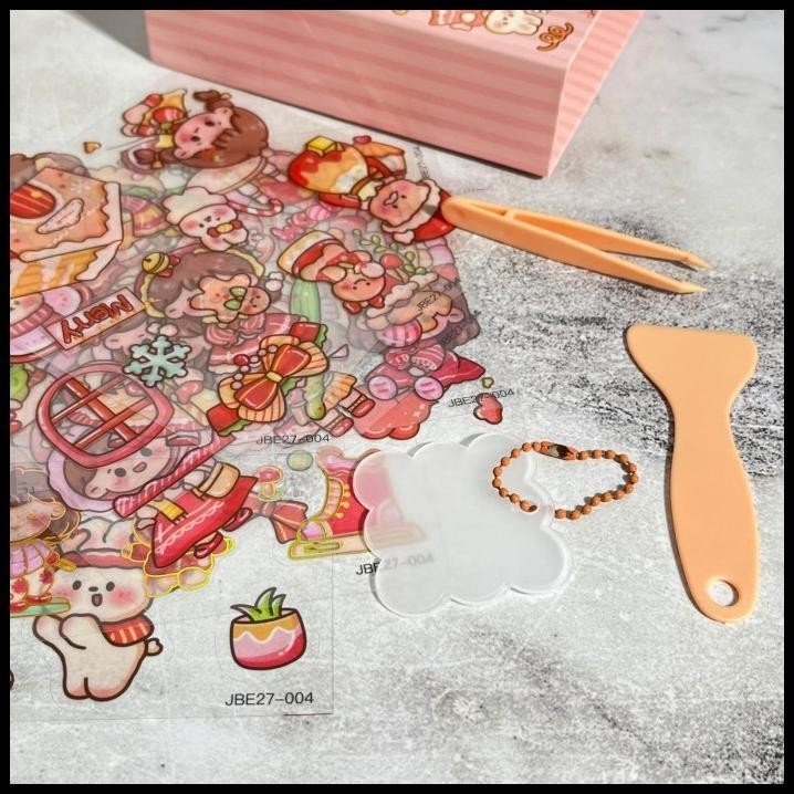 

HOT DEAL PAKET STICKER BOX LITTLE GIRL JBE-27 UNIK LUCU 1SET FREE PINSET+PERATA !!!!