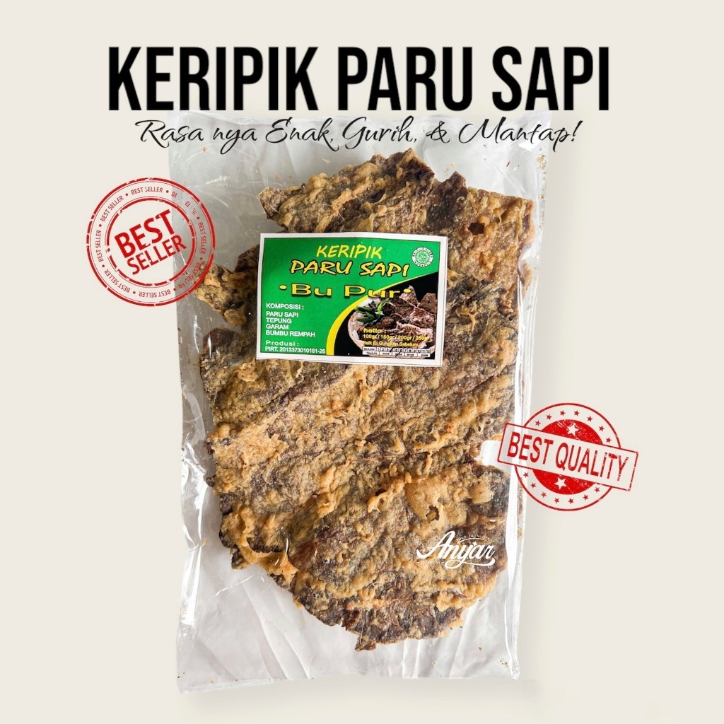 

Keripik Paru Sapi Renyah BEST SELLER