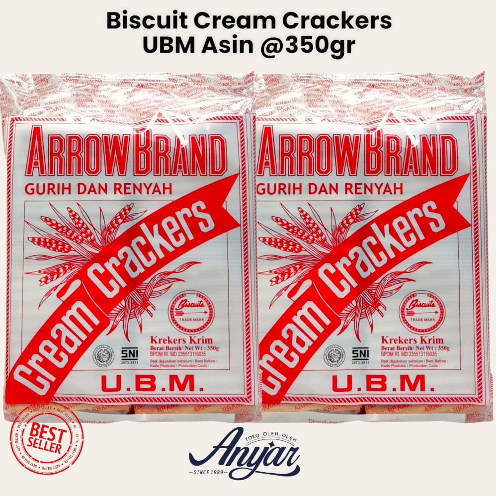 

Biscuit Cream Creackers UBM Asin Original @350gr