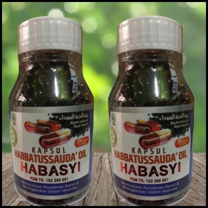 BEST DEAL ASLI CAPSUL OIL HABASYI HABATUSAUDA HERBAL ISI 210 KAPSUL 