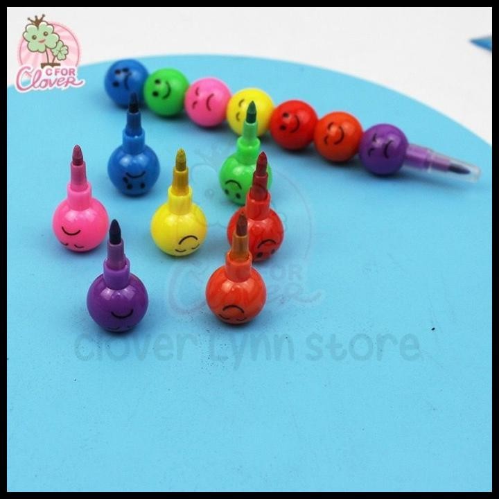 

BEST DEAL FUNNY RAINBOW STACKING PENCIL COLOUR PENSIL WARNA GANTI TUMPUK (CLS) !!!