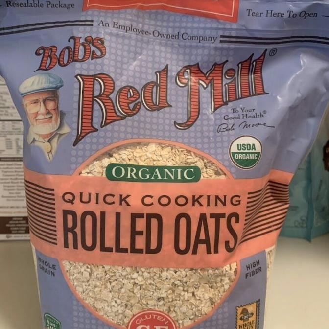 

Bob's Bobs Red Mill Gluten Free Organic Quick Cooking Rolled Oat 794gr BS