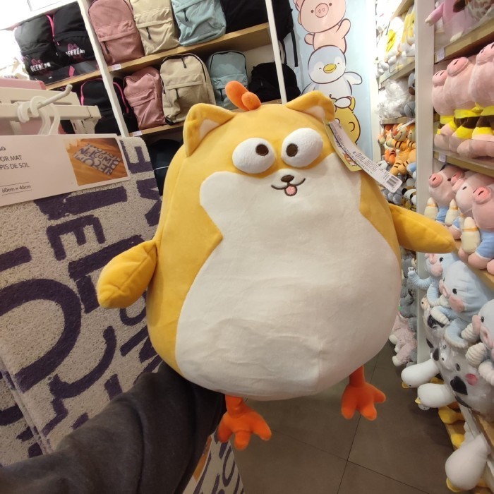 Boneka Dundun Menggemaskan - Miniso Dundun Corgi Plush Toy