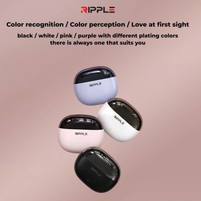 Ripple Tws Rippods True Plus Headset earphone Bluetooth Import Premium