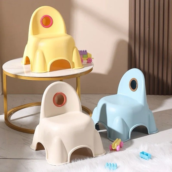 

Bangku Makan Kursi Belajar Anak Rilakkuma Anti Slip Material Pvc