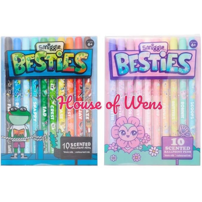 

Terbaru Smiggle Besties Pen Pack Original - Pulpen Smiggle Original Stok Terbatas