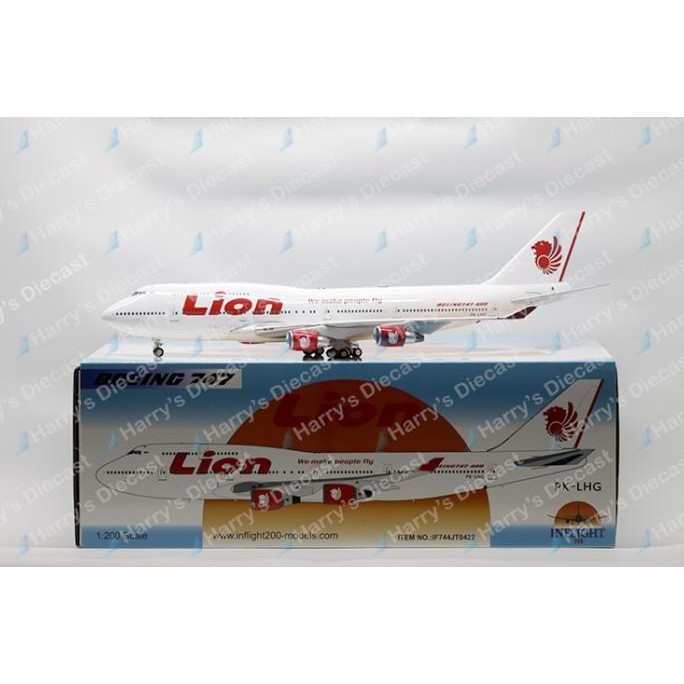 1/200 B747-400 Lion Air by Inflight200