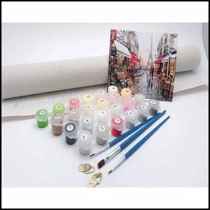 

DISKON PAINTING BY NUMBER CANVAS 50 X 40 CM CAT AKRILIK - BEAUTY SUNSET !!!!