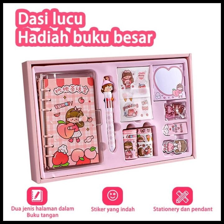 

GRATIS ONGKIR STIKER LUCU CUTE DIARY BOOK 5 IN 1 SET BOX TEMA KARTUN STIKER LABEL !!!!!!