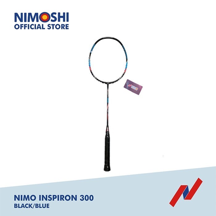 NIMO Raket Badminton INSP 300 + Gratis Tas &amp; Grip Wave Pattern