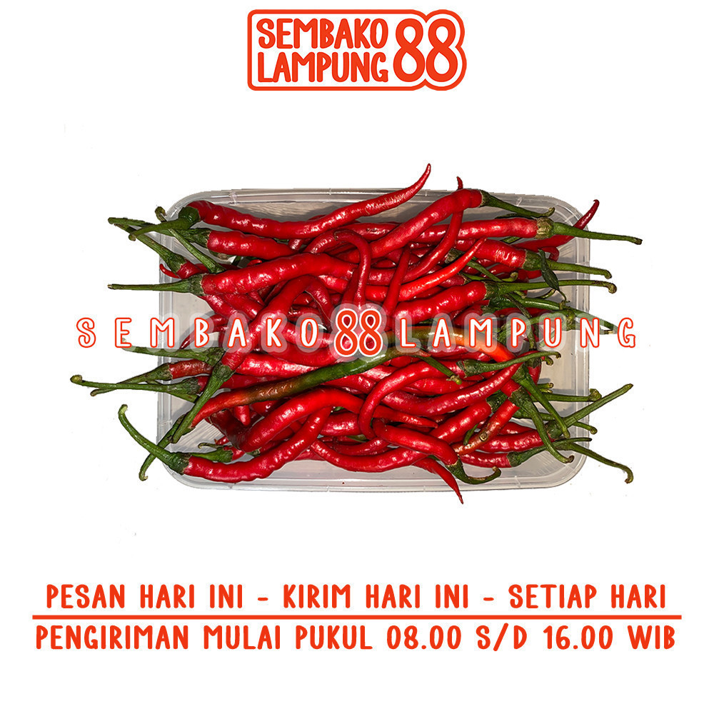 

Cabai Merah 200 Gr | Sembako Lampung 88
