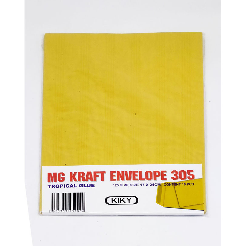 

Kiky Amplop Coklat Lem 305 125Gr - Amplop Warna Coklat