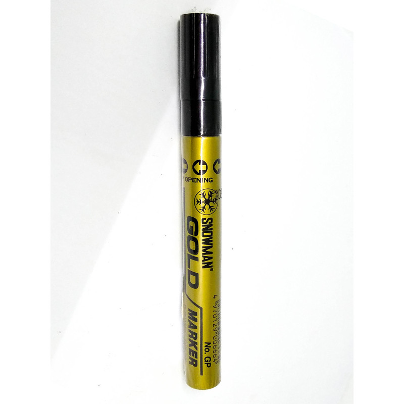 

Snowman - Spidol Permanent Marker Gp-12 Warna Gold