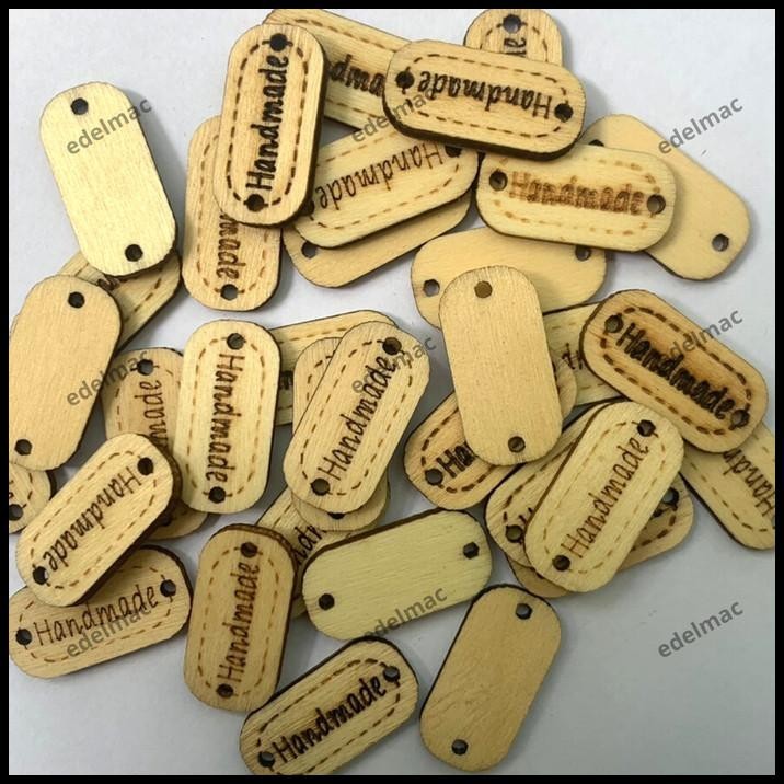 

DISKON LABEL TAG HANDMADE JAHIT TANGAN CUTTING LASER KAYU WOODEN SOLID HANDCR