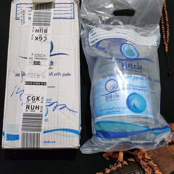 

Air Zam Zam 5 liter barcode Asli / Original Zamzam E82BJ