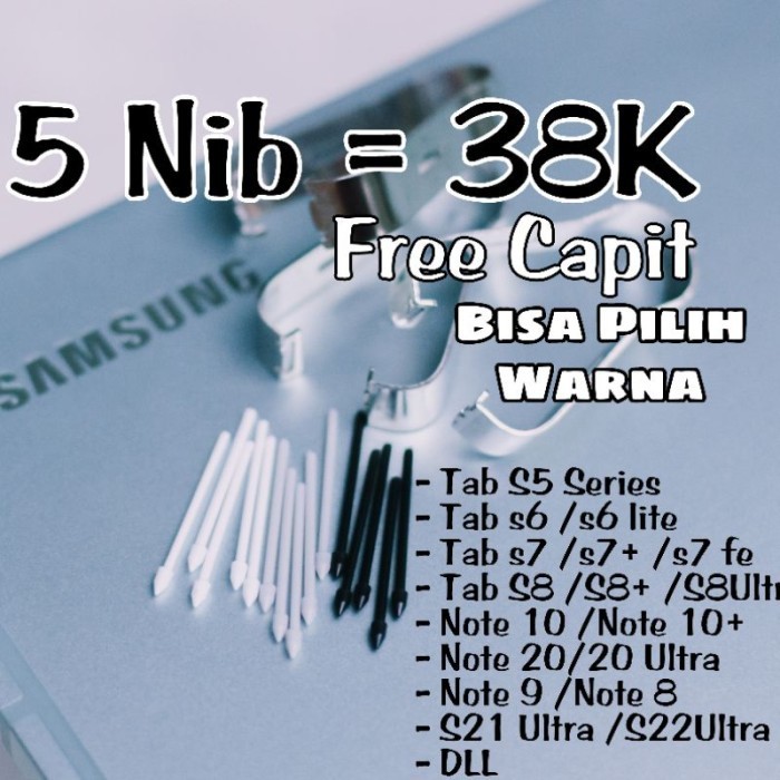 

Terbaru Isi 5 Nib Nibs Ujung Mata Stylus Tip Samsung Tab S5 S6 Lite S7 Plus Fe Promo Terlaris