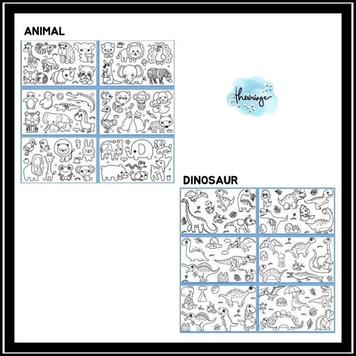 

HOT DEAL 3 METER GRAFFITI SCROLL KERTAS MEWARNAI JUMBO ANAK