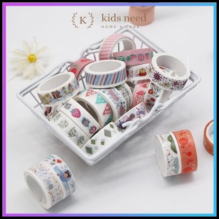 

BEST DEAL (1SLOT) SELOTIP ISOLASI KERTAS WASHI TAPE MASKING TAPE LUCU MURAH !!!!!