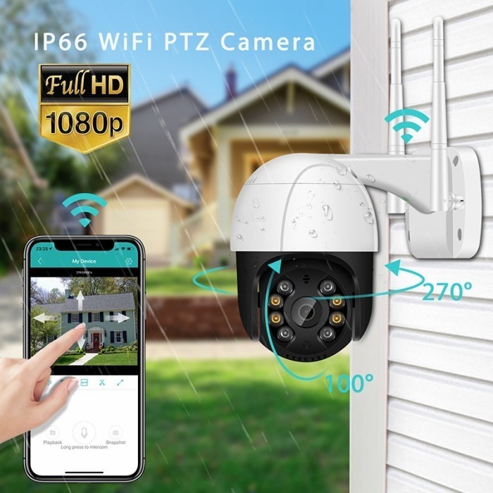 [ App Icsee ] Ip Camera 8Mp Outdoor App Icsee Full Hd1080P.