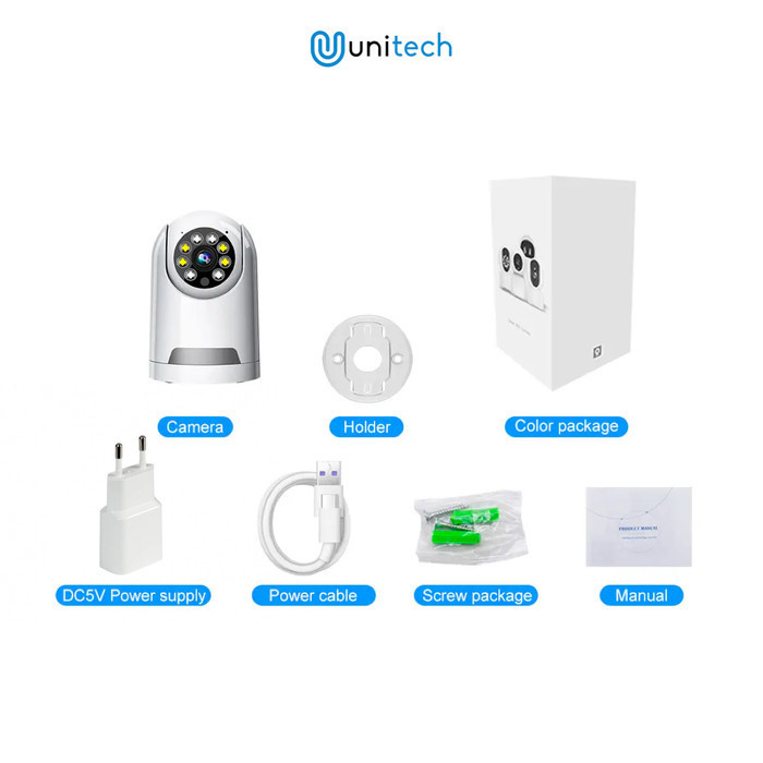 Cctv Mini Wifi Unitech Q23S Wireless Kamera Jarak Jauh Lewat Hp Kamera